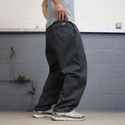 Dickies Pants W40L29 grey loose twill chino 90s style skater pants