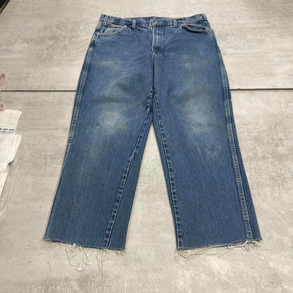 Blue Dickies jeans W36L27 loose denim 90s style skater jeans