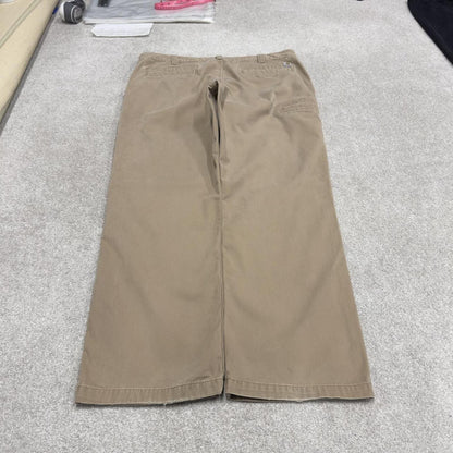 Carhartt carpenter pants relaxed fit tan Loose skate style cargo work pants