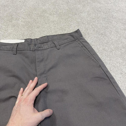 Dickies carpenter shorts long leg grey Twill chino skater surfer style shorts