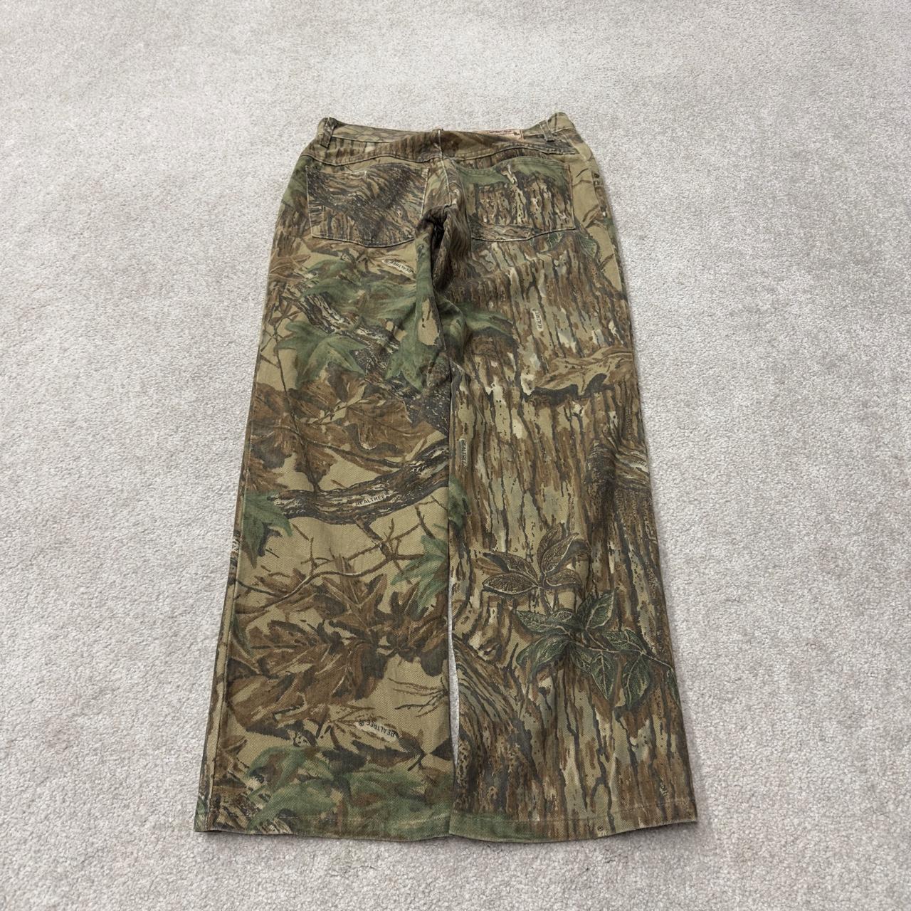Cabela's Realtree camo pants Y2K khaki Straight camouflage pattern outdoors hunting utility trousers