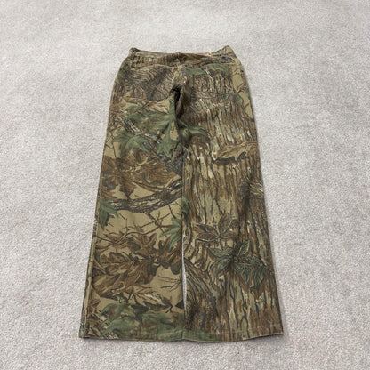 Cabela's Realtree camo pants Y2K khaki Straight camouflage pattern outdoors hunting utility trousers
