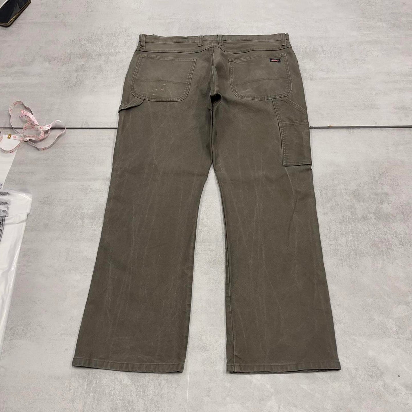 Khaki green Dickies carpenter jeans W36 L30