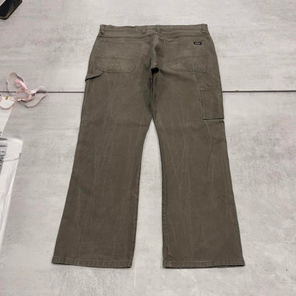 Khaki green Dickies carpenter jeans W36 L30