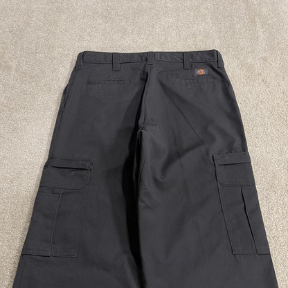 Dickies baggy cargo pants y2k grey W34L32 Loose fit skater work pants, belt loops, utility pockets