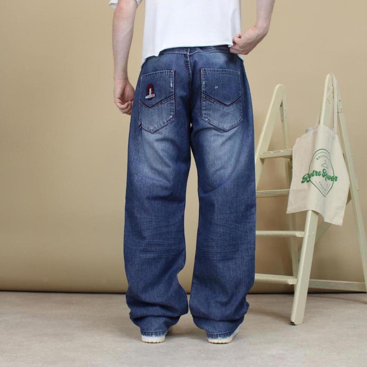 Blue embroidered Coogi jeans W36 L34