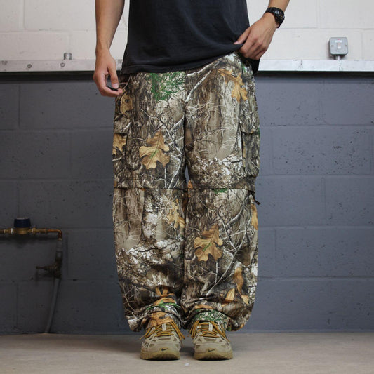 Convertible camo cargo pants y2k utility khaki Magellan lightweight camouflage shorts zip off legs