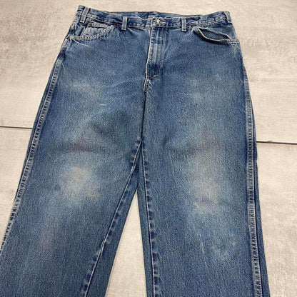 Blue Dickies jeans W36L27 loose denim 90s style skater jeans
