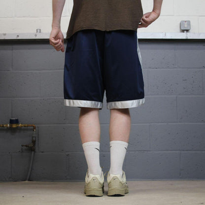 Nike sports shorts y2k loose navy Basketball style comfy floaty summer gym shorts
