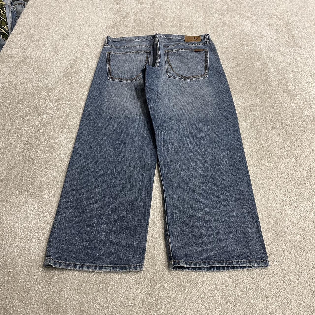 Y2K Sean John baggy jeans blue denim W36L30 Garvey loose fit surf style pants
