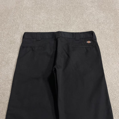Dickies 874 pants black slim straight fit W36L30 Chino skate style work trousers