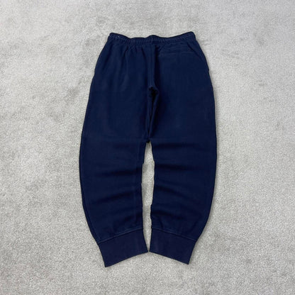 Navy Reebok joggers Large y2k style sportswear track pants print logo