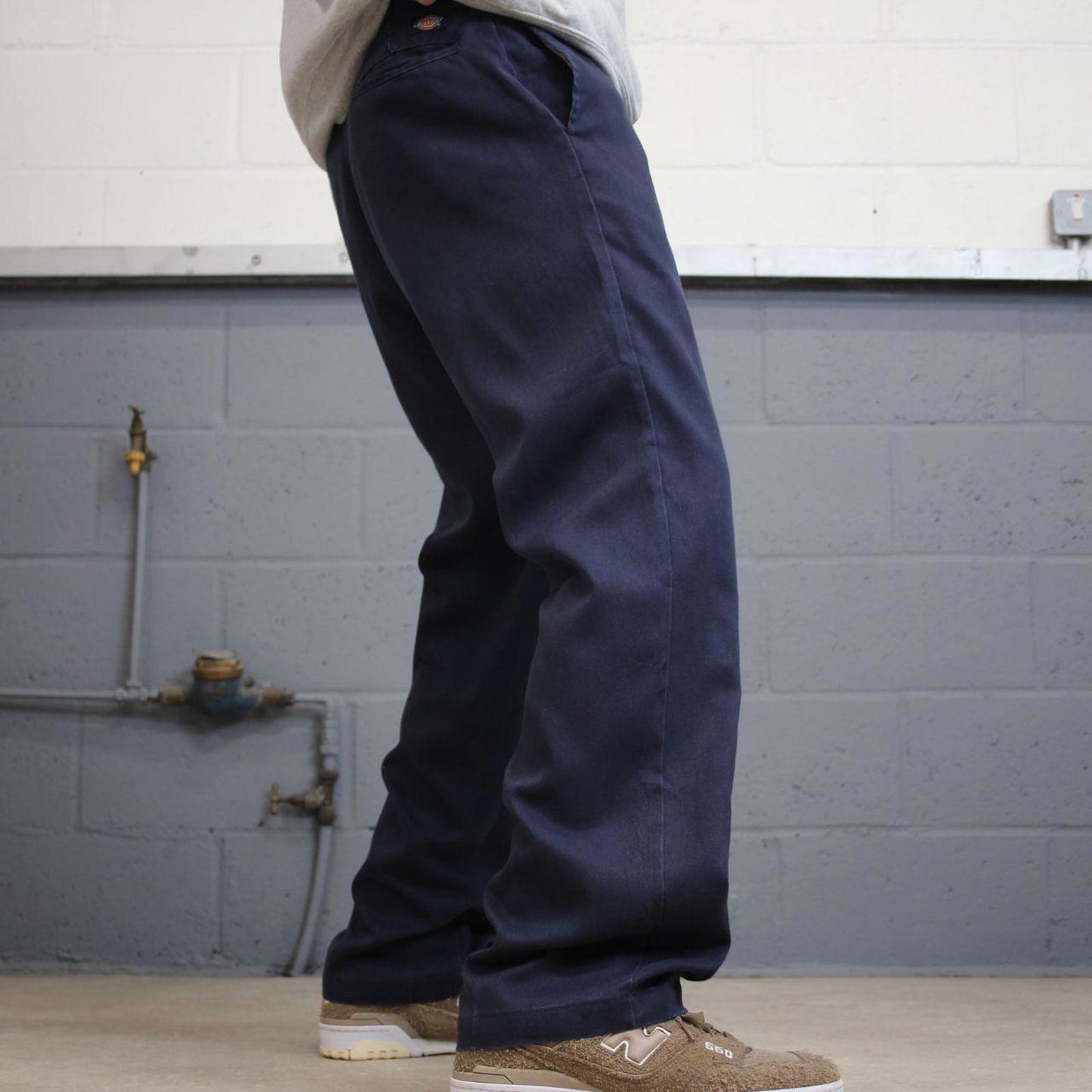 Dickies 874 Pants W33L32 navy original fit twill chino 90s style skater pants