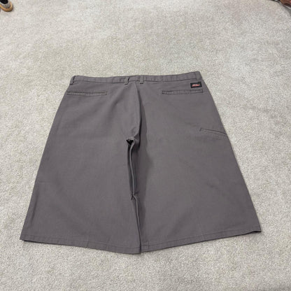Dickies long baggy shorts y2k chino carpenter grey Loose skater surf style shorts