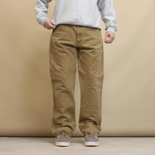 Tan Dickies carpenter jeans W38 L30 loose 90s style skater cargos