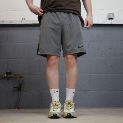 Nike sports shorts y2k Dri-Fit grey Casual style comfy loose floaty summer gym shorts