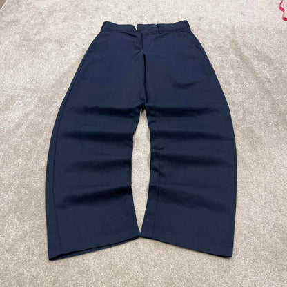 Navy Red Kap pants W30L32 loose y2k chino style skate trousers patch logo