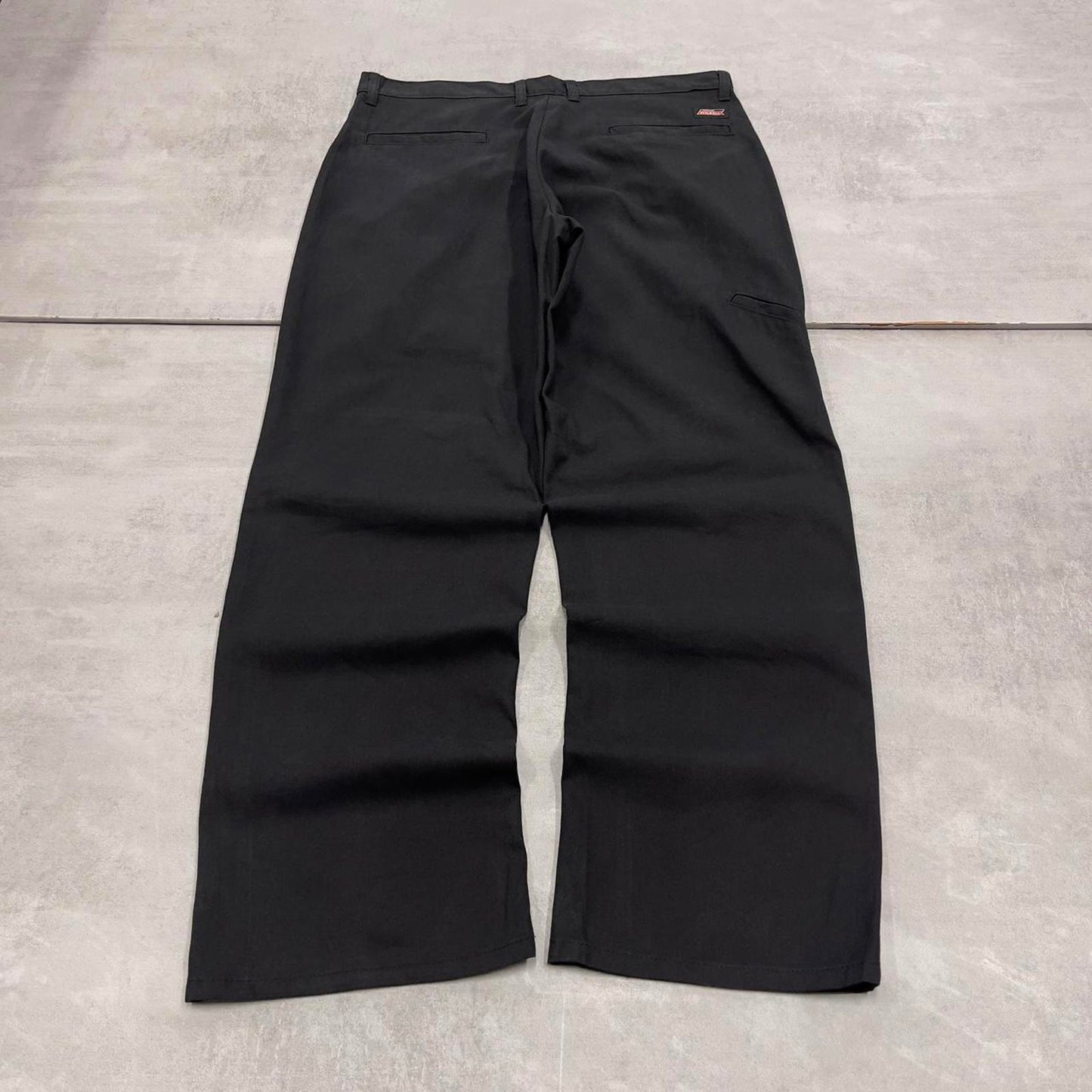 Baggy Dickies double knee carpenter pants W34L30 black 90s skate style loose leg cargos