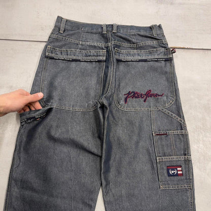 Vintage Phat Farm carpenter jeans W30L32 embroidered y2k style tapered