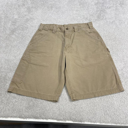 Carhartt baggy cargo shorts carpenter Khaki tan Loose fit canvas skater style work shorts