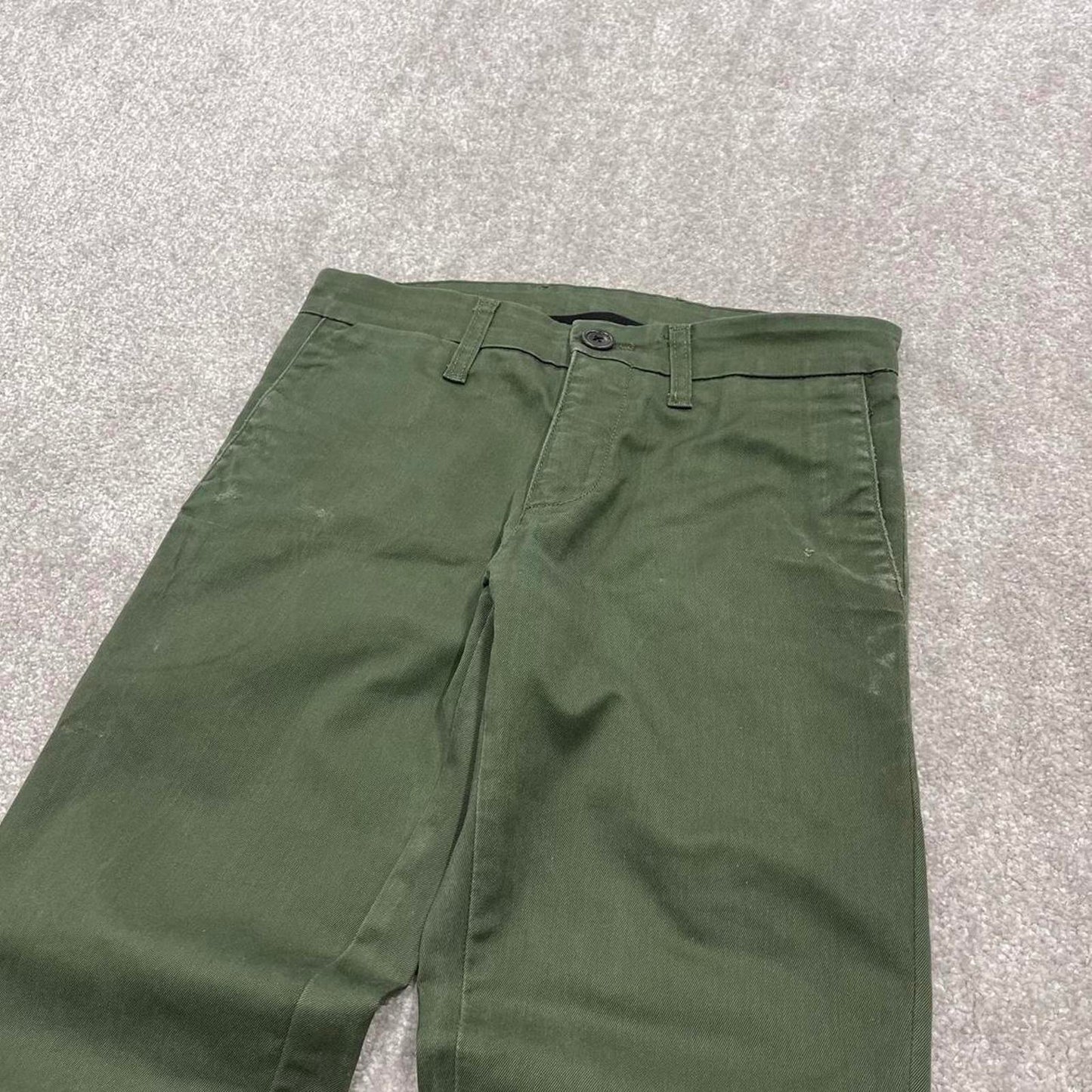 00s Carhartt WIP chino pants W28L32 green SID Pant skater slim work trousers utility