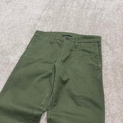 00s Carhartt WIP chino pants W28L32 green SID Pant skater slim work trousers utility