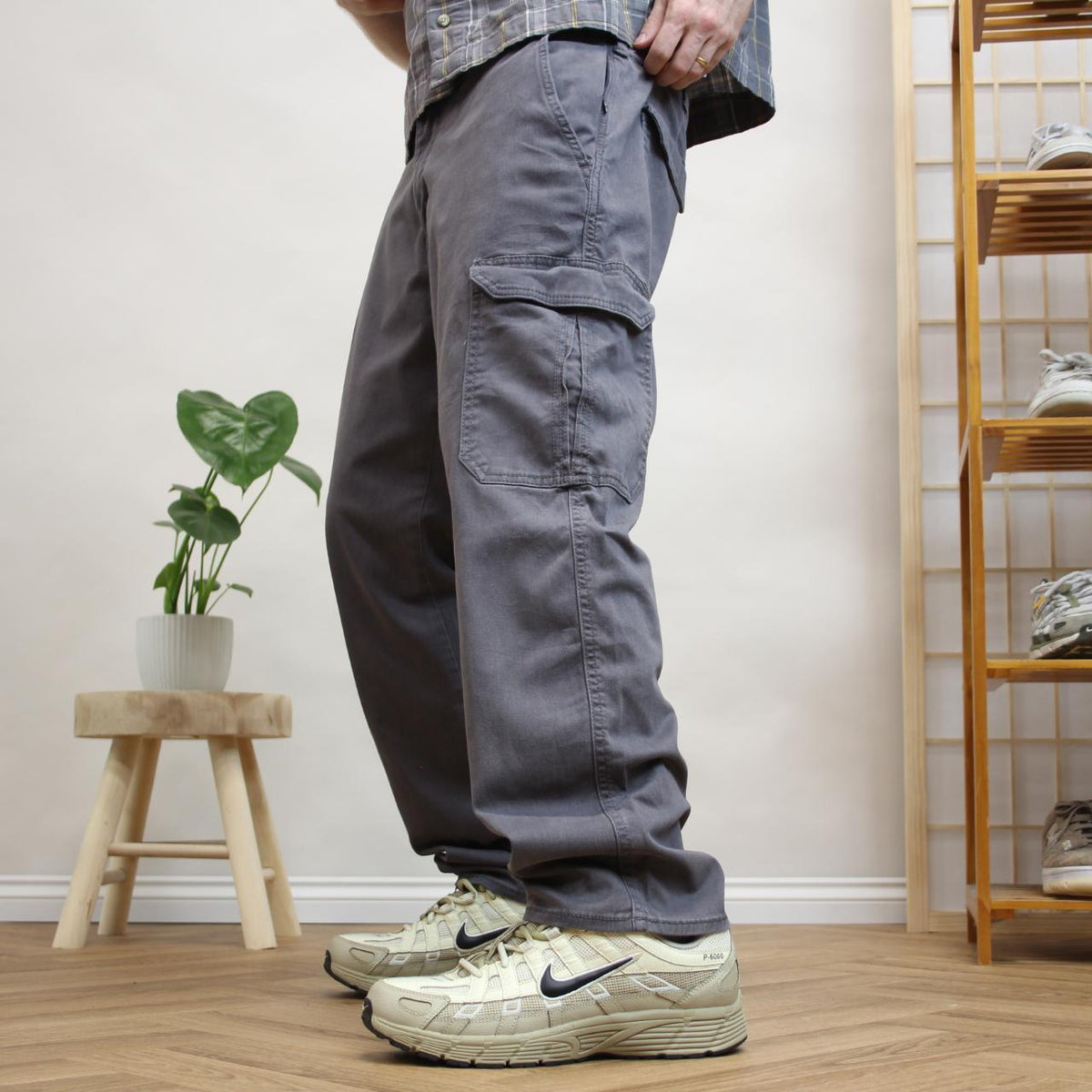 Y2K Lee cargo utility pants Loose straight workwear skater trousers