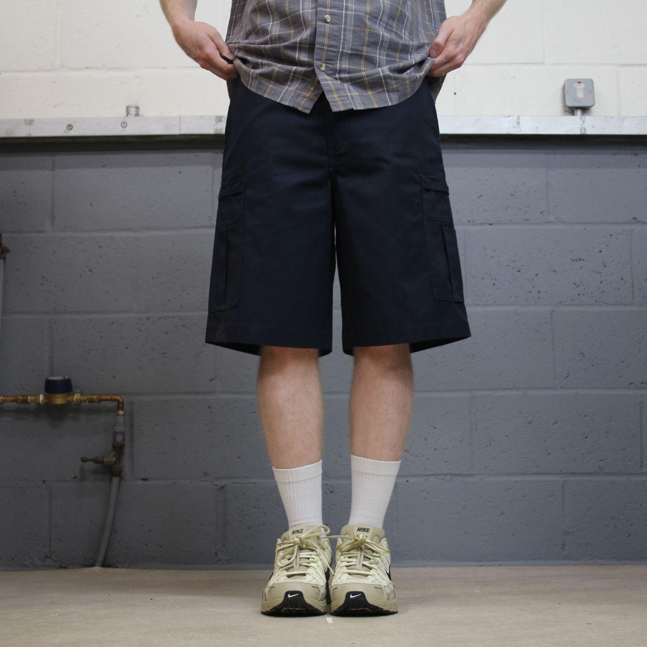 Dickies baggy chino shorts cargo navy Chino style skater shorts wide leg summer