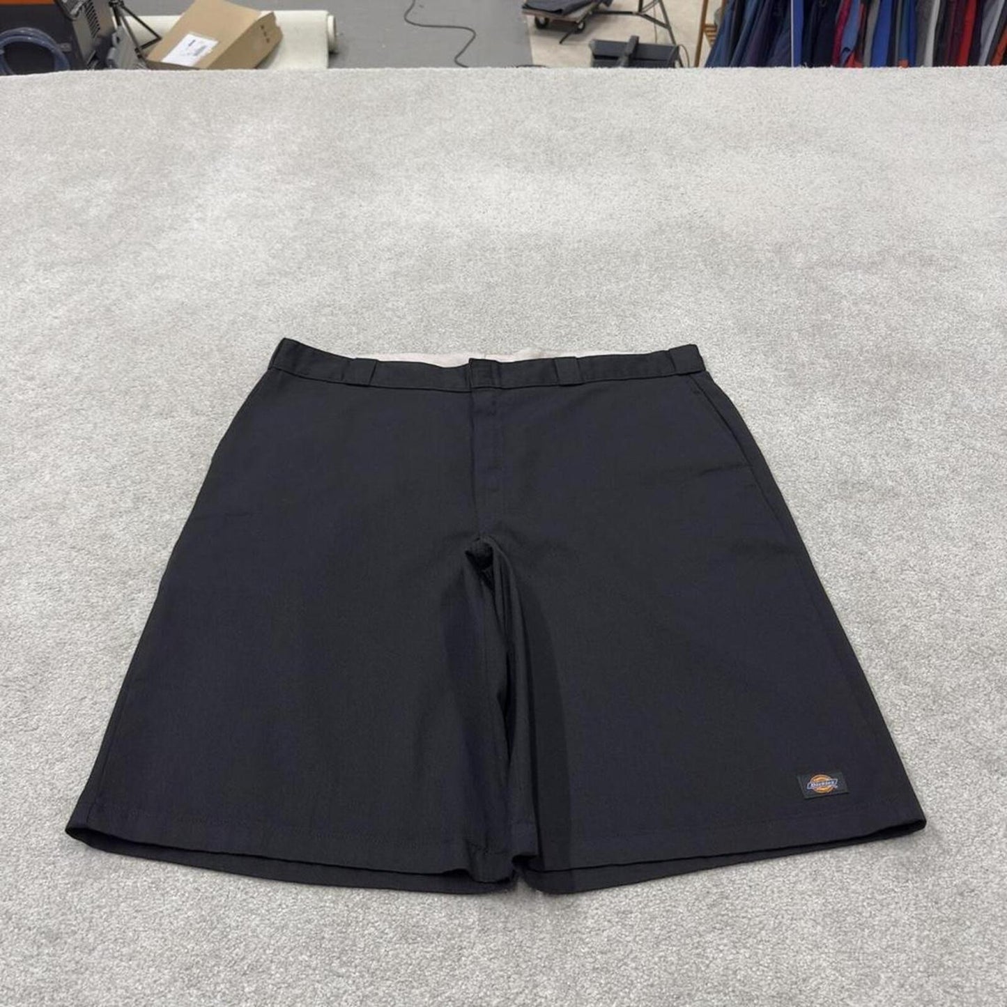 Dickies baggy chino shorts carpenter black Chino style skater shorts long wide leg festival