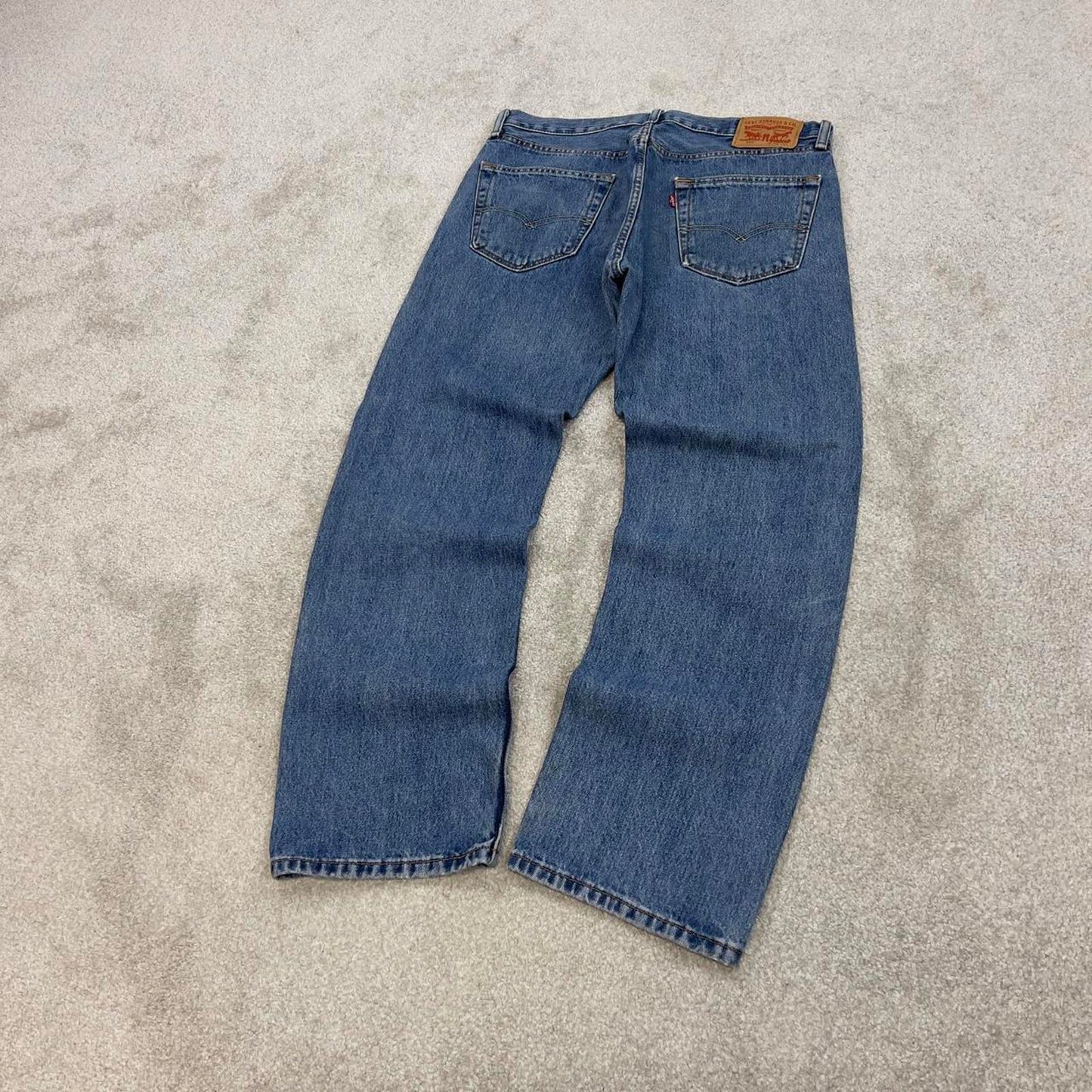 Blue Levis 505 jeans W34L30 y2k 90s style 5 pocket denim pants straight fit
