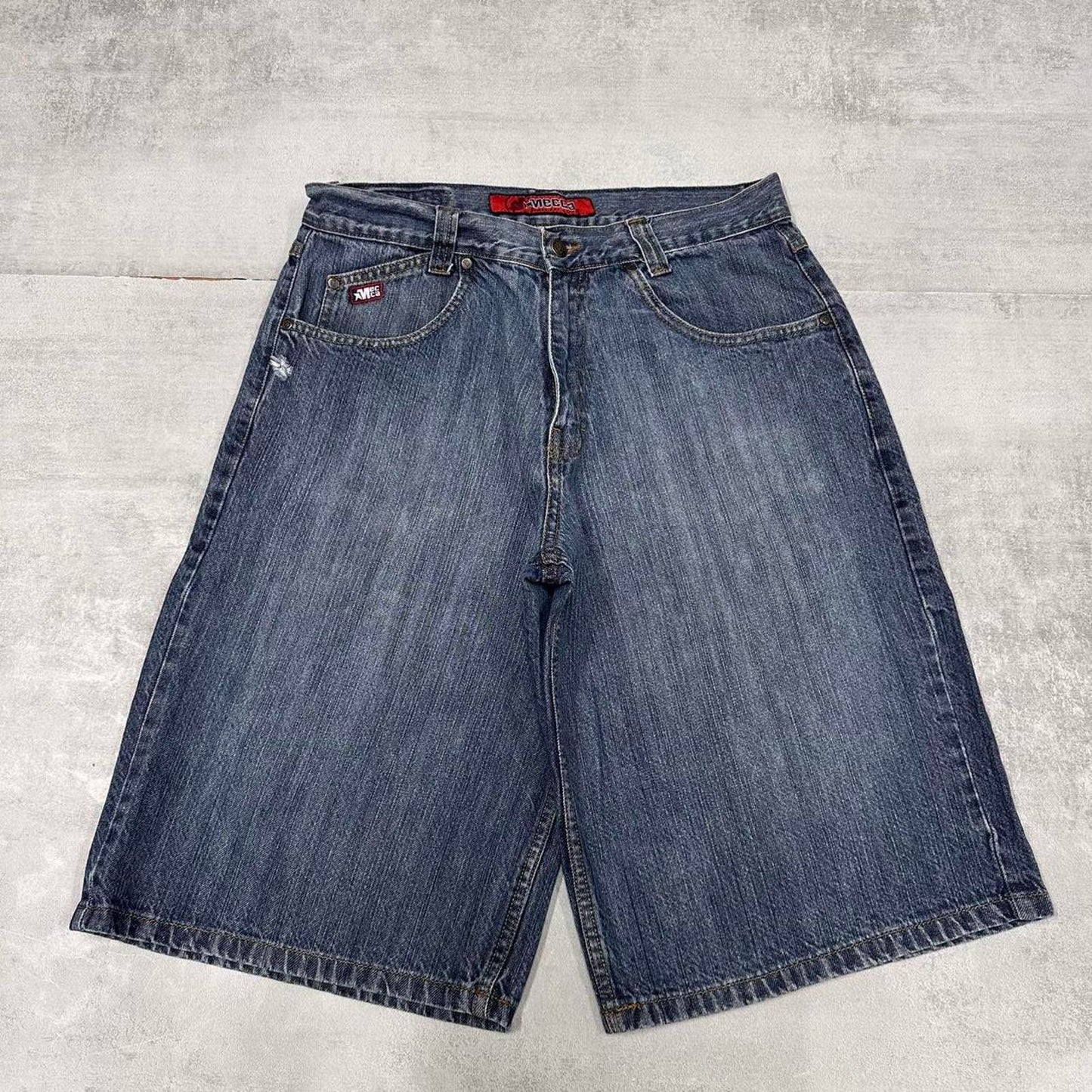 Mens Baggy Mecca Jean shorts W32