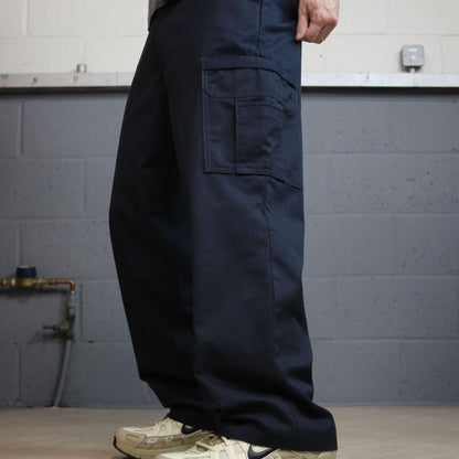Dickies baggy cargo pants y2k navy W34L30 wide leg Loose fit skater surf pants