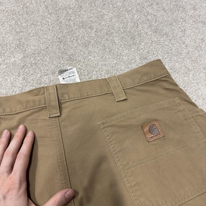 Carhartt baggy carpenter pants wide leg khaki Loose canvasy skate style cargo work pants