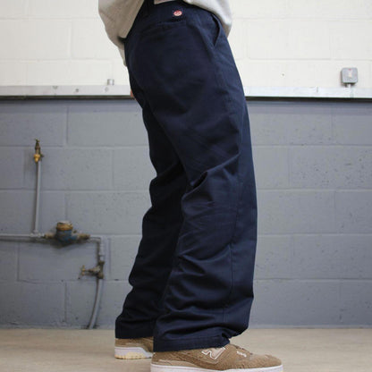 Navy Red Kap pants W34L31 loose y2k chino style skate trousers patch logo workwear