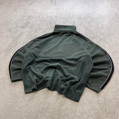 Green Columbia technical fleece XXL Men's y2k style zip up autumn pull over