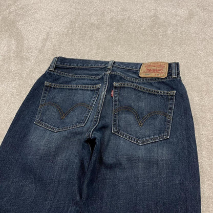 Y2k Levi's 505 jeans straight leg blue Casual denim pants red tab logo
