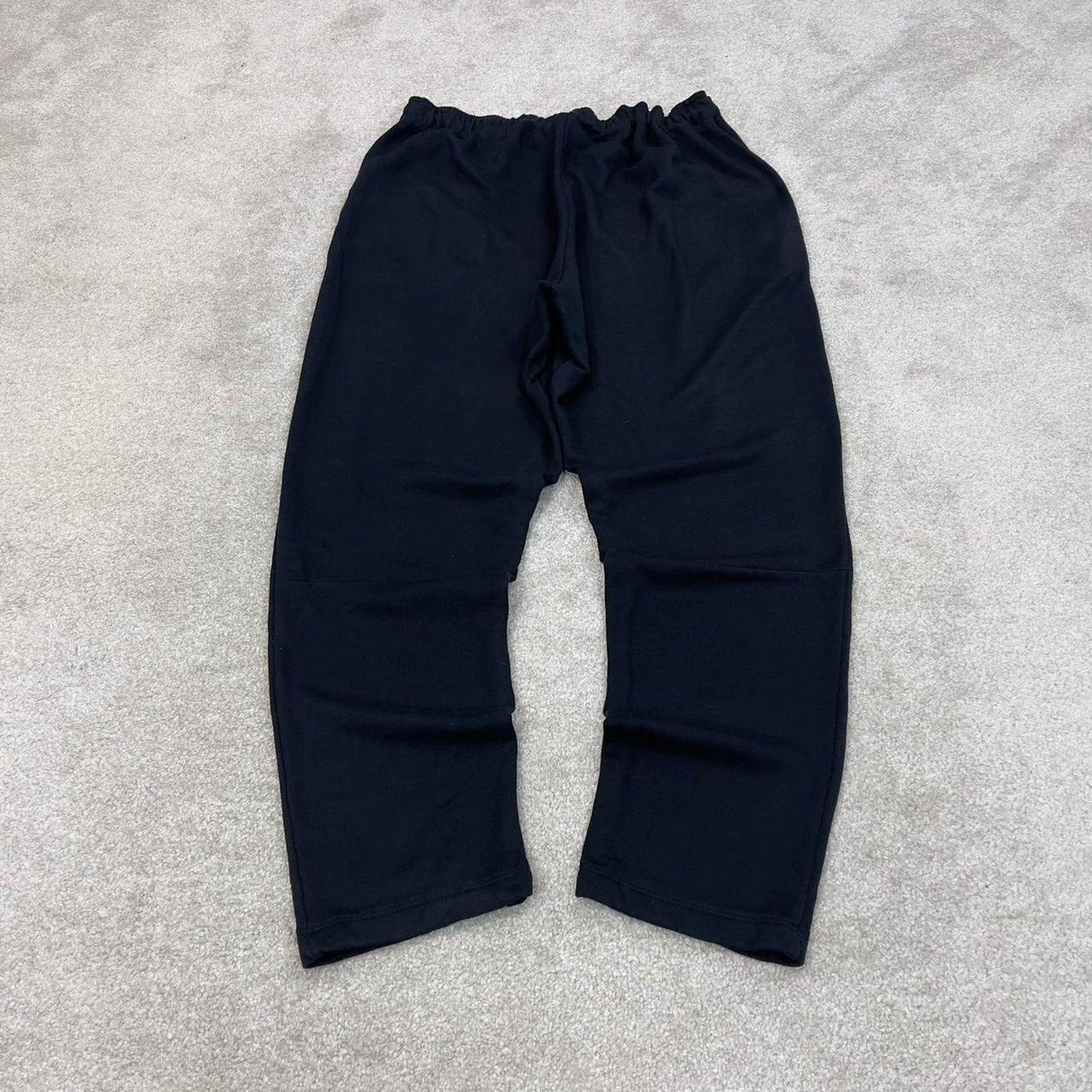 Loose Nike Trackies XL Black y2k 00s style Dri-Fit joggers print swoosh logo