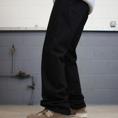 Black Levis 505 jeans y2k 90s style W34L32 red tab logo 5 pocket denim pants skater