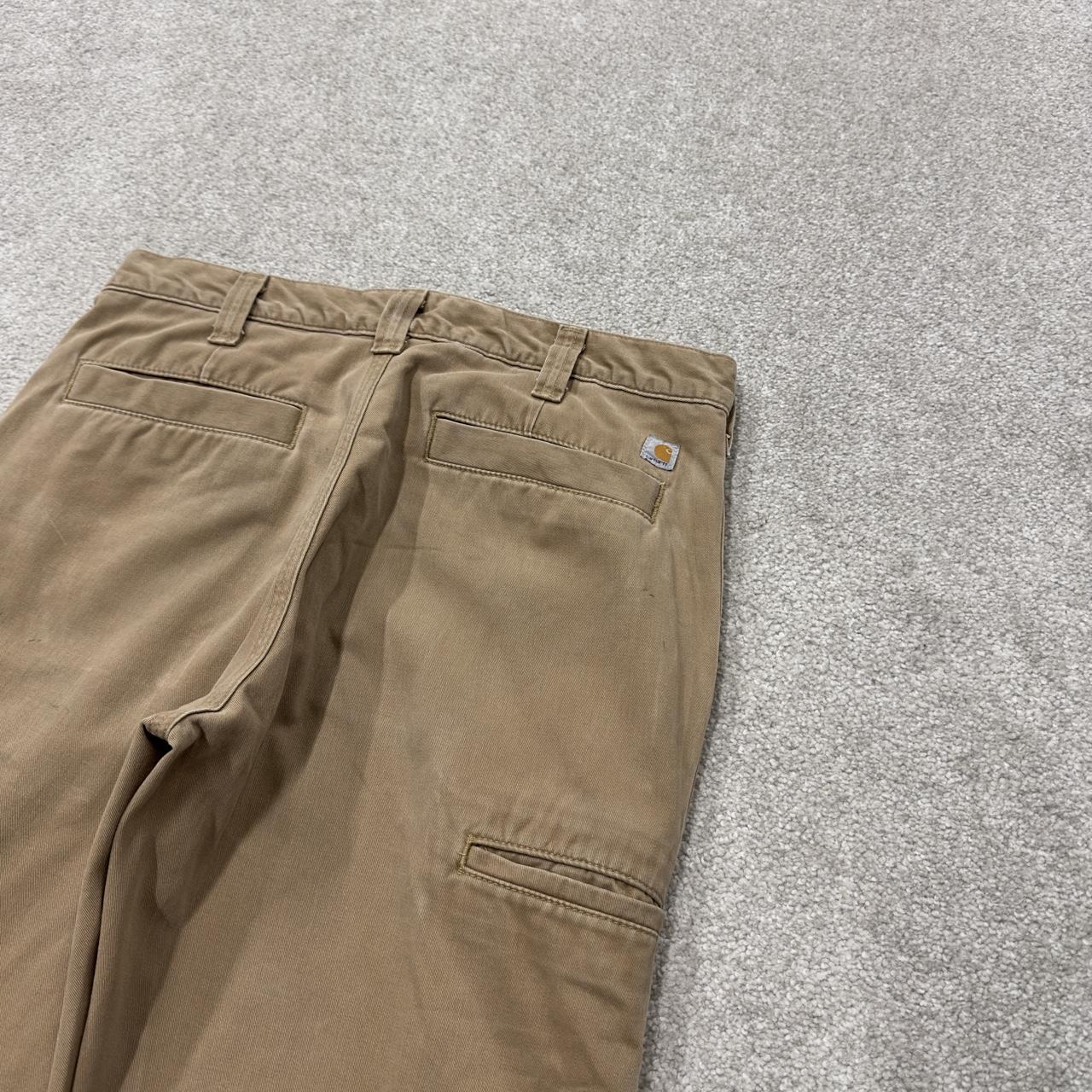 Vintage Carhartt carpenter pants y2k tan Straight leg skater style utility workwear