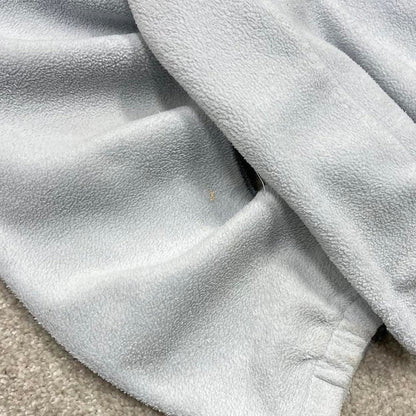 00s Columbia technical fleece M women's blue full zip up y2k style autumn adjustable waist