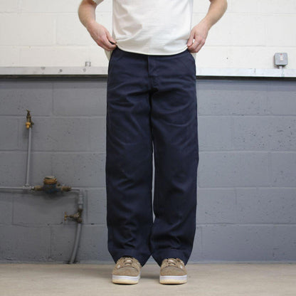 Dickies 874 Pants W32L32 navy 90s twill style chino skater trousers