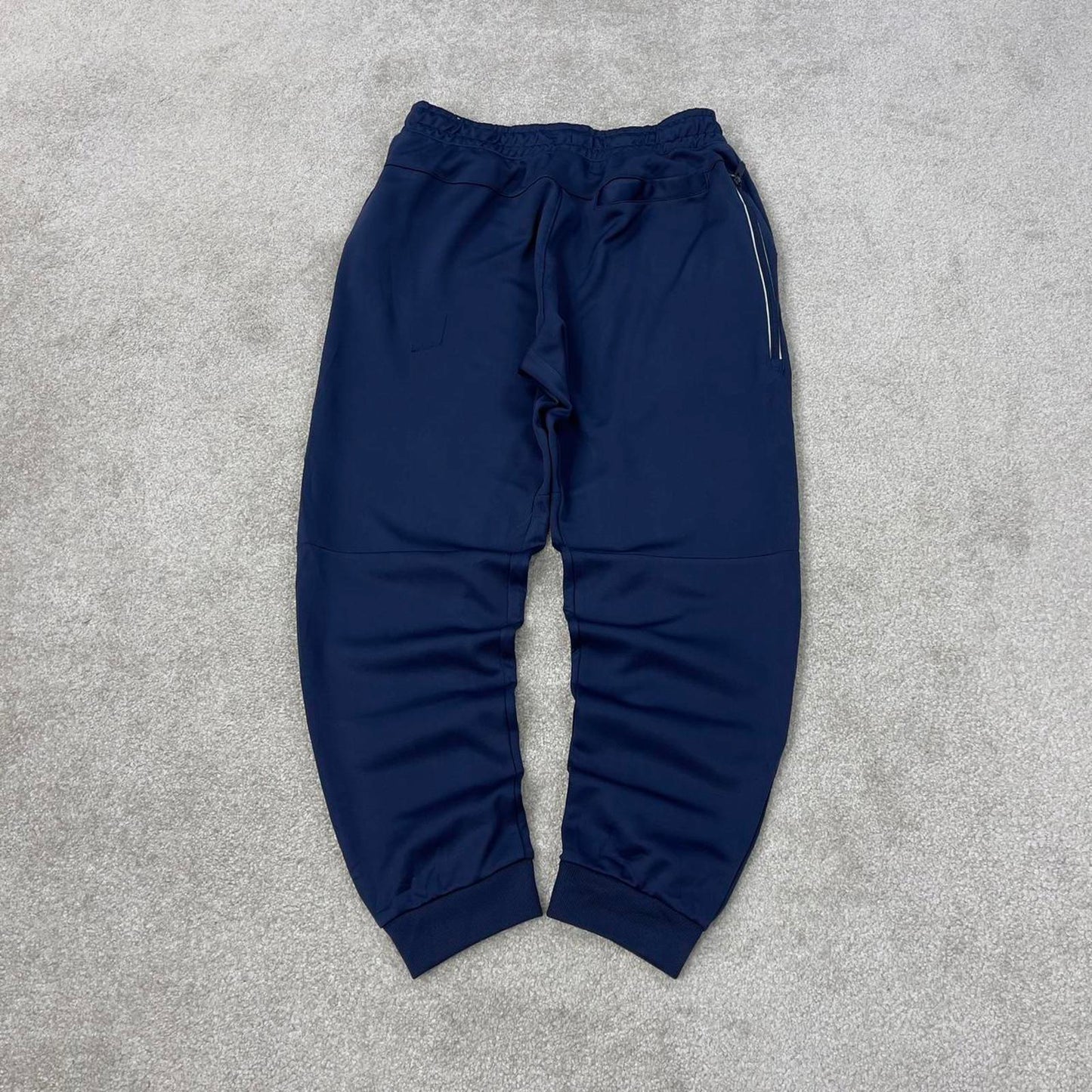 Blue Nike joggers Large y2k style sportswear track pants embroidered logo