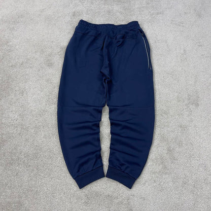 Blue Nike joggers Large y2k style sportswear track pants embroidered logo