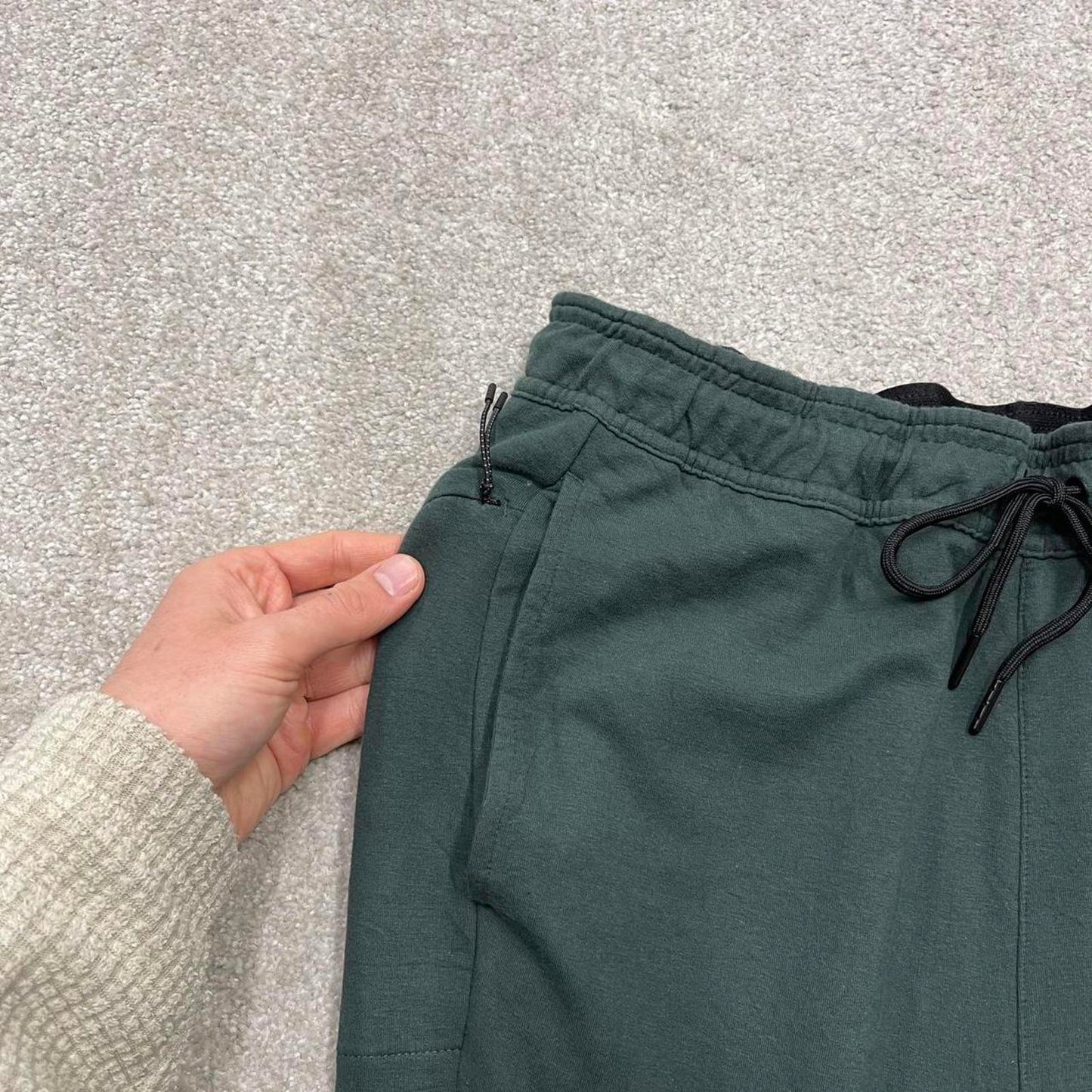 Vintage y2k Reebok sweatpants green Loose drawstring gym joggers track pants