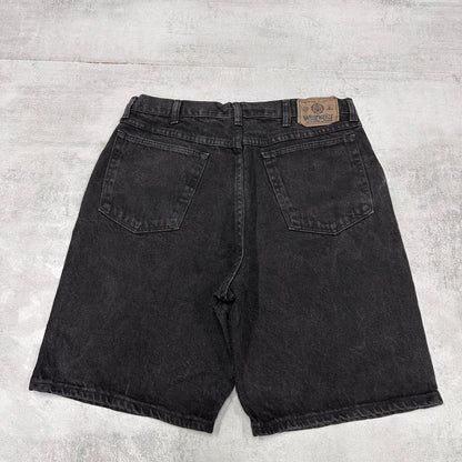 Mens Baggy Wrangler jorts W34 loose denim skater style shorts