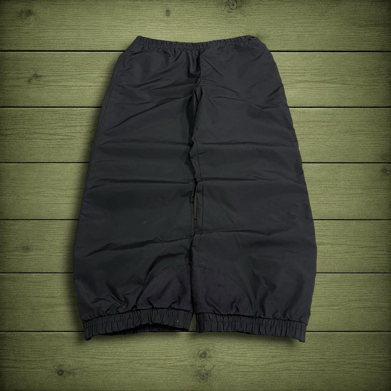 Columbia waterproof pants women's y2k black lined technical snow trousers