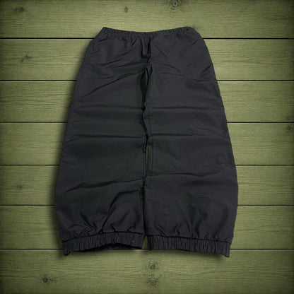 Columbia waterproof pants women's y2k black lined technical snow trousers