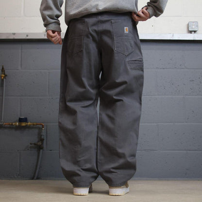 Carhartt carpenter jeans relaxed fit grey Loose canvasy skate style work pants