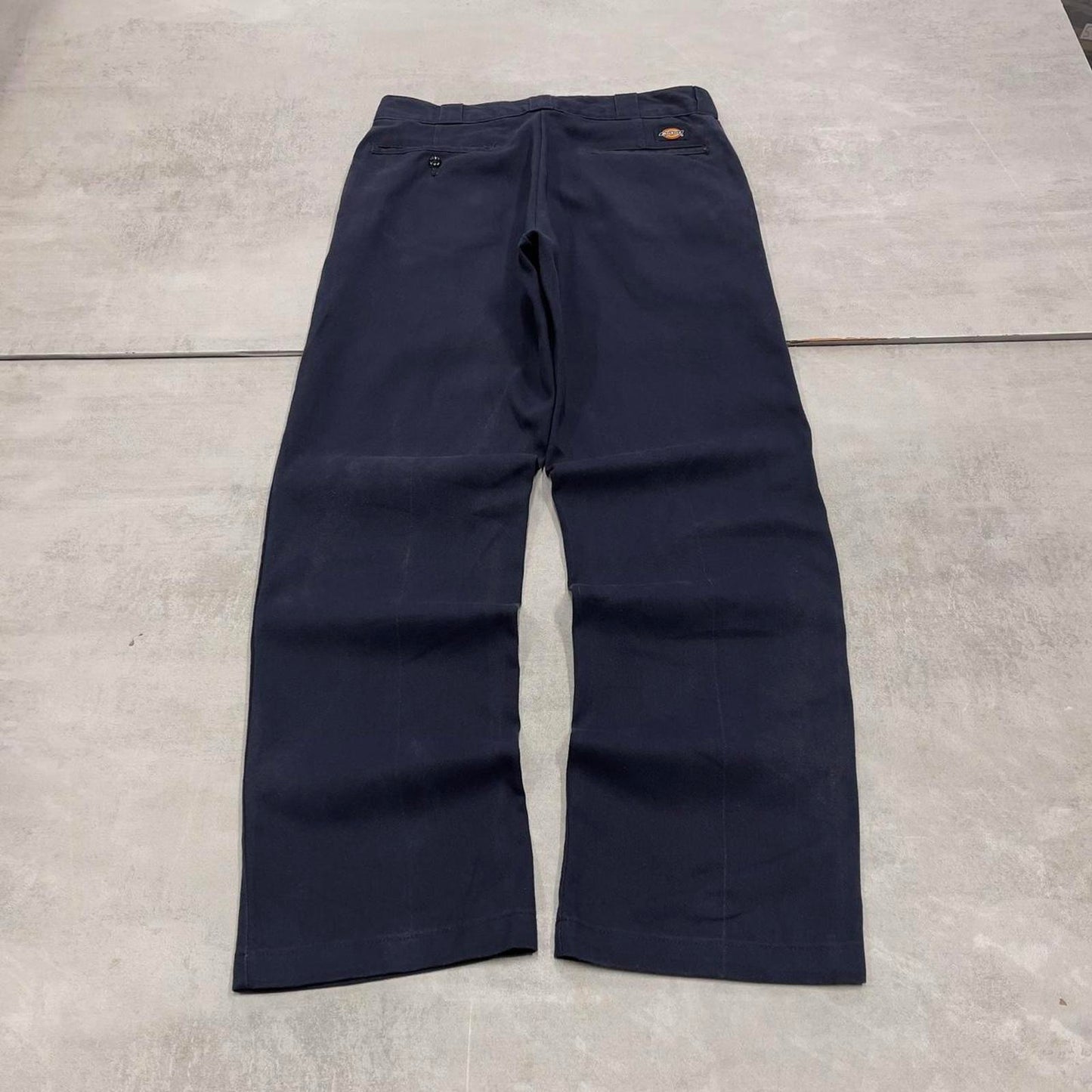Dickies 874 Pants W32L32 navy 90s twill style chino skater trousers