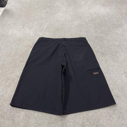 Dickies carpenter long leg chino shorts black Twill style skater shorts long leg festival